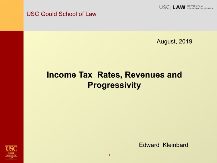 Kleinbard Tax Overview Slide01